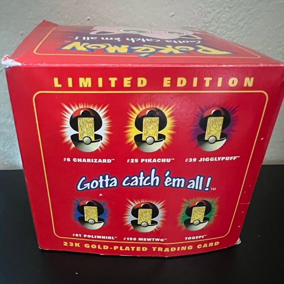 Limited 23k Gold Plated Vintage Y2K Pokémon Jiggypuff Gold-Plated Trading Card - Picture 5 of 11